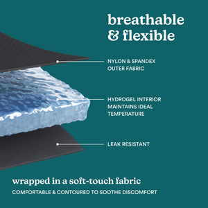 สายรัดข้อมือเจลเย็น/ร้อน8มม. นีโอพรีนแบบปรับได้ป้องกันมืออาชีพน้ำหนักเบาสำหรับเล่นกีฬาบรรเทาอาการปวด - Product Image 2