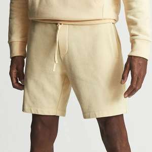 Pantalones cortos de correr para hombre de fabricante personalizados, ropa informal de entrenamiento para gimnasio, pantalones cortos informales de algodón y poliéster para hombre - Product Image 2