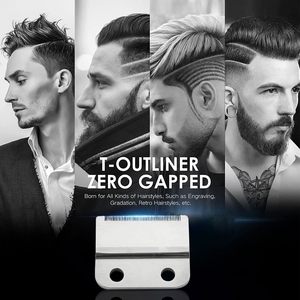 ใบมีดสแตนเลสแบบถอดได้ระดับมืออาชีพ 2 แพ็คสำหรับใบมีดเปลี่ยนเครื่องตัดผมไร้สายสำหรับช่างตัดผมและสไตลิสต์ - Product Image 1