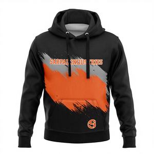 Sudadera con Capucha Ligera de Poliéster, Corte Regular, Estilo Old Money para Hombre, con Bolsillo, Personalizable, Transpirable, Deportiva, para Exteriores - Product Image 1