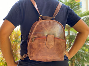 Sac à dos en cuir deux-pièces, promo, élégant, sacoche multi-usages - Product Image 3