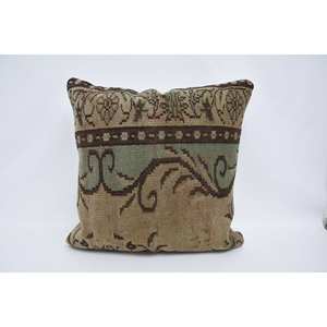 Beige Bohemian Vintage Pattern Wool Pillow 28x28 Inch Embroidered <b>Cushion</b> Woven Decorative <b>Cushion</b> for <b>Christmas</b> - Product Image 1