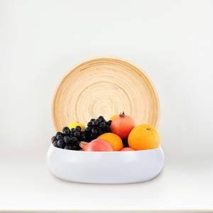 Tazón de Bambú Natural Tejido a Mano, Ecológico, Duradero y Ligero, para Fiestas, Modelo TS2008, Artesanía de Vietnam - Product Image 2