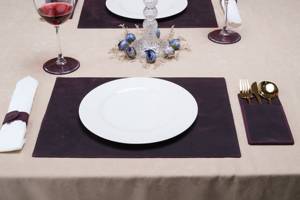 Sets de table en cuir durables et résistants pour restaurant, table à manger, imperméables, anti-odeurs, lavables, résistants à la chaleur, LPMR-0032 - Product Image 3