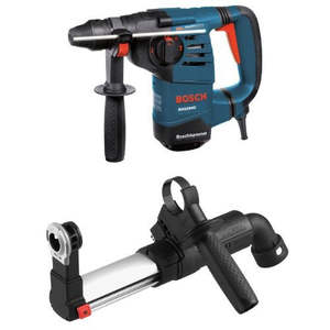 Martillo Rotatorio SDS-Plus de 1-1/8 Pulgadas con Accesorio de Recolección de Polvo, 800W, Eléctrico, para Bricolaje y Uso Industrial, Tipo de Broca SDS-Plus - Product Image 1