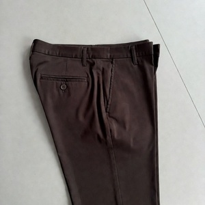 Pantalones Chinos Formales para Hombre, Corte Slim, Elásticos, Ligeros, Color Oscuro |   Pantalones Chinos de Algodón al por Mayor OEM ODM, Marca Privada - Product Image 5