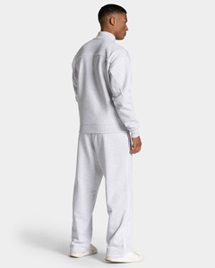 Custom Supplier Grey <b>Men</b> Zipper Hoodie & <b>Trousers</b> With Piping 2 Piece <b>Men</b> Tracksuits Cotton Breathable Streetwear <b>Men</b> Sweat Suit - Product Image 2