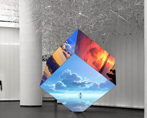 Affichages numériques LED magiques en couleur pleine pour l'extérieur, panneaux d'affichage à 5 faces, écran LED cube pour la publicité - Product Image 5