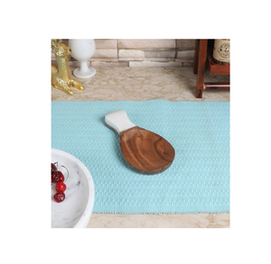 Soporte de descanso de cuchara de mármol y madera de cocina de gran venta para soporte de pinzas de espátula superior de estufa con uso hecho a mano - Product Image 3