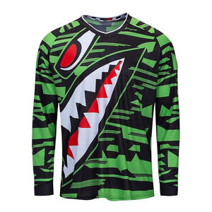 Maillot de motocross tout temps conçu pour l'enduro sur terre, imprimé résistant à la décoloration, style graphique audacieux - Product Image 5