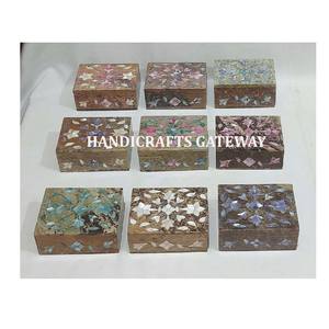 Fabricant de boîte d'incrustation de nacre en stéatite naturelle avec la meilleure qualité de stockage de bijoux en pierre pour la décoration de la maison - Product Image 1