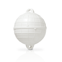 Flotteurs de pêche au chalut en plastique PS HIPS ABS fabriqués à Taïwan, profondeur de travail 320m, flottabilité 0.992kg, résistance aux chocs 6.3kg, résistance aux UV, 240mm