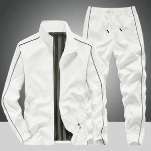 C Personalizar Diseño elegante Trajes de sudor al por mayor Cremallera de calidad superior Conjunto de 2 piezas 100% Algodón Stand Collar Chándales - Product Image 1