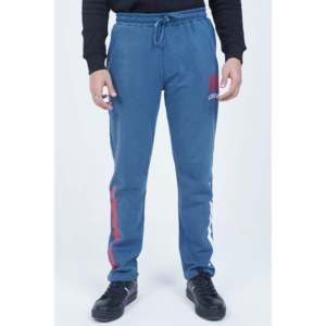 Pantalon de jogging décontracté intelligent APUTERA, taille XL, 100 % coton, léger, en tissu éponge coloré, personnalisable, coupe droite affinée avec bande latérale - Product Image 1
