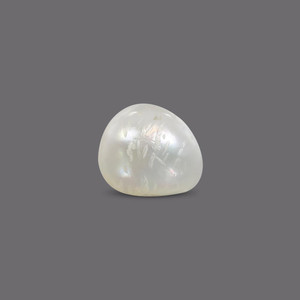 Perla Natural de Agua Dulce Blanca de 5 Quilates, Forma de Botón, para la Elaboración de Joyas, 5-6 mm - Product Image 2