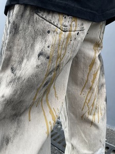 Vintage hommes coupe décontractée coupe-vent survêtement Streetwear respirant léger 100% coton grande taille propre droite plat - Product Image 6