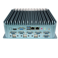 Nuovo Mini PC Industriale Fanless Economico con Processore Intel Core i5, Server Computer Embedded, Firewall Pfsense, DDR4, Router Linux