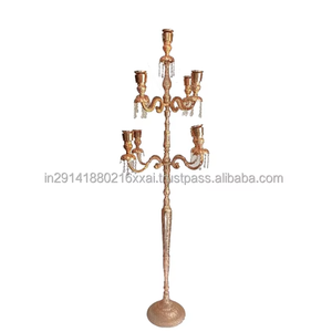 Portavelas de Metal en relieve de 9 brazos, soporte artesanal para decoración del hogar, vacaciones, bodas, Navidad, otras ocasiones especiales - Product Image 2