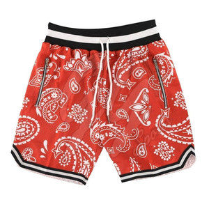 Pantalones cortos de malla para hombre, precio al por mayor, logotipo personalizado, ropa informal de marca, gimnasio, pantalones cortos de calle de malla para hombre - Product Image 1