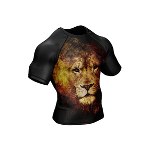 Camisetas de compresión de alta calidad con logotipo personalizado para hombre Rash Guard Anti-UV y transpirable Diseño personalizado Gi para ropa de lucha - Product Image 5