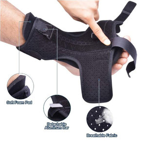 Melenlt Attelle de <span class=keywords><strong>nuit</strong></span> dorsale souple pour fasciite plantaire Orthèse de cheville pour soulager la douleur - Product Image 5