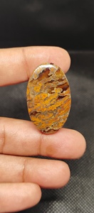 Agate brune naturelle turque, cabochon, pierre précieuse pour la fabrication de bijoux |   Pierres d'agate polies en gros - Product Image 4