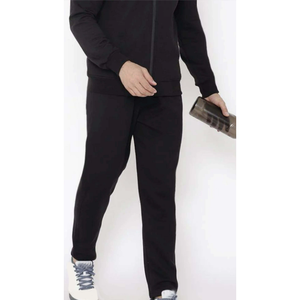 Conjunto de pantalones de chándal de lana sin costuras de dos piezas de algodón 100% de alta calidad para hombres, Jersey sólido de maternidad personalizado de 240Gsm - Product Image 6