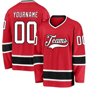 Mayorista Profesional Hockey Sobre Hielo Jerseys OEM Por Encargo Auténticos Uniformes Costura Reforzada Secado Rápido Duradero Poliéster - Product Image 4