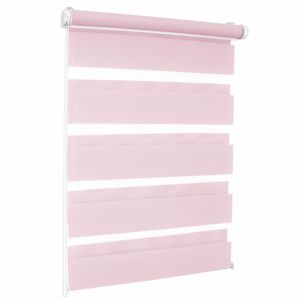 Persianas Verticales BOJANEK ROLLER ZEBRA Dreamy, Persianas Día y Noche, Tela de Poliéster, Uso en el Hogar y la Oficina, Color ROSA, Personalizables - Product Image 1