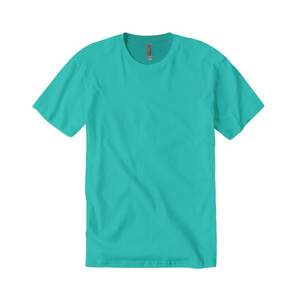 Azul claro Unisex Tri-Blend Camisetas de manga corta Pima Stretch Crewneck Camisetas - Product Image 3