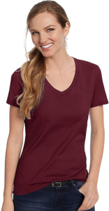 เสื้อยืดลำลองของผู้หญิงสีทึบออกแบบได้ตามต้องการ - Product Image 2