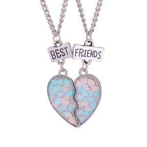 <span class=keywords><strong>Nuovo</strong></span> Prodotto BEST FRIENDS Collana dell'Amicizia con Pendente BFF a Colori Sfumati - Product Image 2