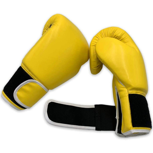 Guantes de boxeo adecuados para hombres y mujeres jóvenes que entrenan sesiones de entrenamiento de kickboxing diseñadas con cierre seguro - Product Image 2