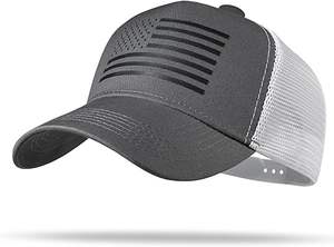Gorra Trucker con Bandera Americana - Gorra Snapback, Gorra de Béisbol para Hombre y Mujer - Malla Transpirable Lateral, Ajuste Ajustable - para Uso Casual - Product Image 4