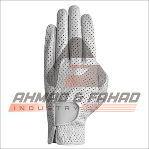 Guantes de golf blancos para exteriores de Material Cabretta de la mejor calidad para adultos Diseño único Fabricación profesional Transpirable - Product Image 3