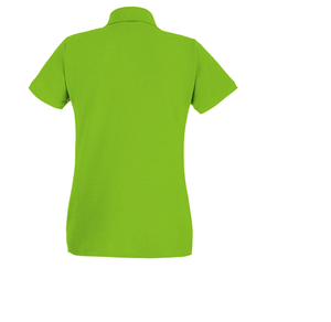 เสื้อโปโลทรงสลิมฟิตแฟชั่นสำหรับผู้หญิงเสื้อโปโลสีฟ้าระบายอากาศได้ดีถักทอปกสองชั้นลายพื้น - Product Image 6