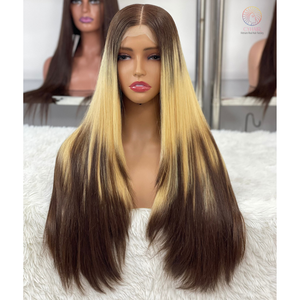 Vente chaude ligne de cheveux naturels vierges bruts fermeture de cheveux humains perruque de dentelle frontale pour les femmes noires du Vietnam perruque de cheveux bruts - Product Image 3