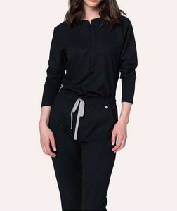 Set pakaian kesehatan pria dan wanita, atasan lengan pendek, celana Joger, seragam perawat rumah sakit, Scrub - Product Image 5