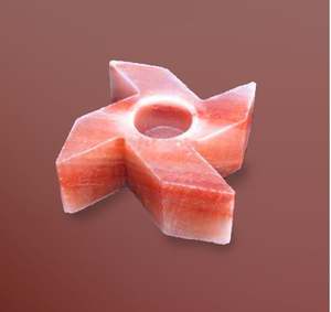 Porte-bougies chauffe-plat en forme de moulin à vent en sel rose de l'Himalaya, meilleurs porte-bougies chauffe-plat en sel rose, porte-bougies au sel rose du Pakistan - Product Image 3