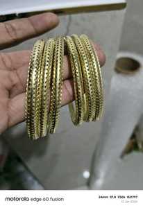 Exquisitos Juegos de Brazaletes de Latón Pulido Hechos a Mano, Diseño Moderno y Ecológico de la India - TAQI CRAFT INTERNATIONAL - Product Image 3