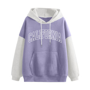 Sudadera con Capucha de Invierno con Estampado Personalizado, Forro Geométrico, Felpa de Algodón Mercerizado, Antiarrugas y Transpirable, Servicio OEM - Product Image 1