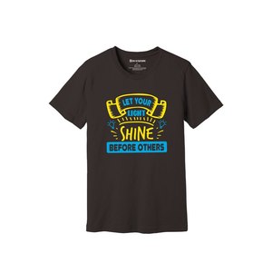 Camiseta con Estampado de Temas de Bondad, 100% Algodón, 160-180 GSM, 12 Colores Disponibles, Personaliza Tu Propio Diseño y Colocación - Product Image 6