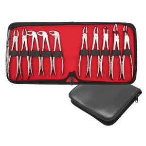 Kit de pinces d'extraction en acier inoxydable de qualité supérieure | Pinces d'extraction dentaire orthodontique Kit chirurgical ensemble de pochettes - Product Image 3