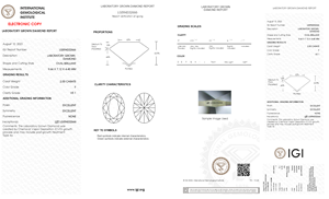 เพชรทรงหลวมตัดวงรี2กะรัตและความคมชัด VS1 igl รับรองผู้ผลิตอินเดียสำหรับแหวนหมั้น - Product Image 6