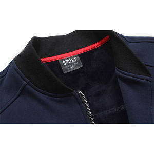 Trajes Deportivos Formales Personalizados para Hombre, Talla Grande, Invierno, Estilo Urbano, con Capucha, Color Sólido, Terciopelo, Térmicos, Transpirables, Ecológicos, 100% Algodón 2026 - Product Image 5