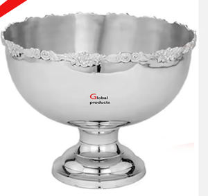 Saladier et bol de service de nourriture en acier inoxydable en métal de qualité supérieure pour restaurant et bar d'hôtel - Product Image 4