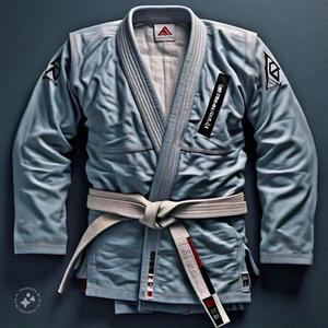 Uniforme de Jiu Jitsu Azul 100% Algodón de Alta Calidad al por Mayor, Personalizable con Bordado y Logotipo, Ropa de Artes Marciales Unisex, Servicio OEM - Product Image 3