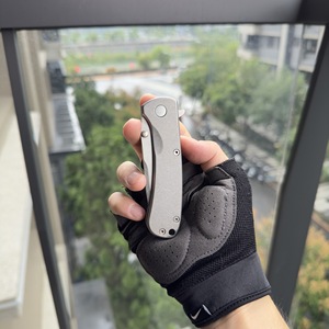 Cuchillo plegable personalizado de alta calidad, cuchillo personalizado de caza al aire libre, cuchillo de bolsillo táctico de acero inoxidable - Product Image 5