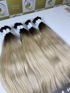 Cabello humano vietnamita crudo 100% para cabello a granel Ombre con estilos de ondas naturales Muchas texturas Longitudes Todos los colores disponibles Blanqueamiento - Product Image 4