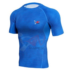 Haut de compression léger à manches courtes moderne pour le sport et la salle de sport - Product Image 3